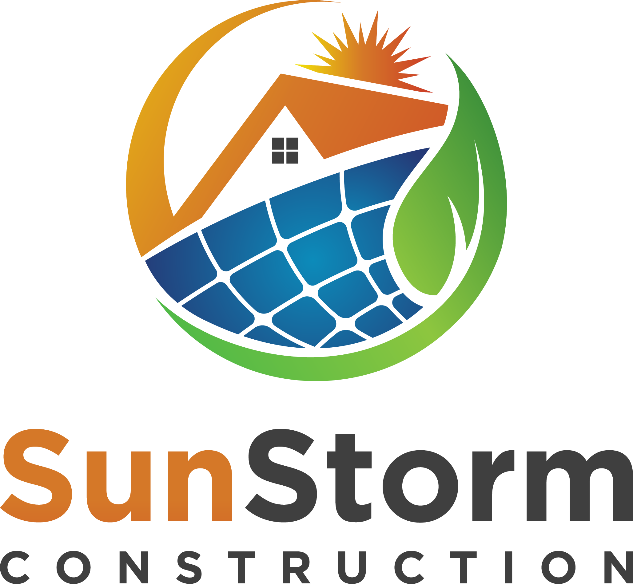 SunStorm Construction logo — Jalapeño Digital client